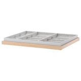 IKEA KOMPLEMENT raylı çekmece ağartılmış meşe görünümlü - 79249494