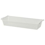 IKEA KOMPLEMENT raylı tel sepet beyaz - 19010985