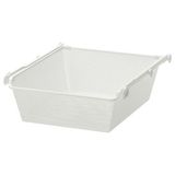 IKEA KOMPLEMENT raylı tel sepet beyaz - 59010988