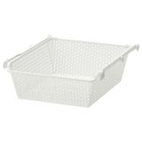 IKEA KOMPLEMENT raylı tel sepet beyaz - 79010992