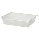 IKEA KOMPLEMENT raylı tel sepet beyaz - 99010991