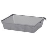 IKEA KOMPLEMENT raylı tel sepet koyu gri - 09010981