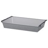 IKEA KOMPLEMENT raylı tel sepet koyu gri - 29010980