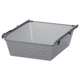 IKEA KOMPLEMENT raylı tel sepet koyu gri - 49010979