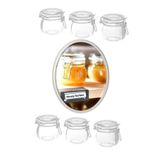 IKEA Korken 6'lı Vakum Kapaklı Mini Cam Kavanoz Seti, 6x13 cl, Beyaz
