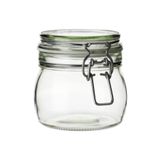 IKEA Korken Çay, Kahve ,şeker Ve Reçel Için Cam Kavanoz 0.5 Lt ( 3 Lü Set )