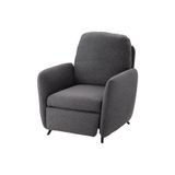 IKEA Koyu Gri Berjer Koltuk, 70x70 cm, Yatar Koltuk