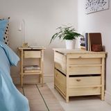 IKEA KRONÖREN Serisi, yatak odası seti, çam çam #814820
