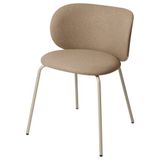 IKEA KRYLBO döşemeli sandalye, Tonerud koyu bej