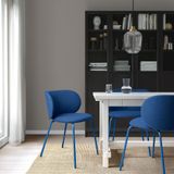 IKEA KRYLBO döşemeli sandalye Tonerud mavi - 90566744