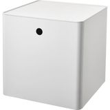 IKEA Kuggis Kapaklı Kutu Beyaz 32X32X32 cm Çok Amaçlı Depolama Organizer Istiflenebilir Şık Ev Ofis Düzenleyici