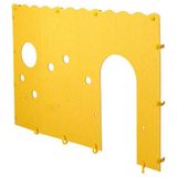 IKEA KURA çocuk karyola perdesi sarı-gri - 00618144