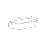 IKEA Kutu, Bej Küçük Boy, 10x20x5 cm, Saklama Kutusu