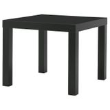 IKEA Lack Siyah 55x55 cm Yan Sehpa
