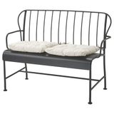 IKEA LACKÖ bahçe bankı gri - 09575362