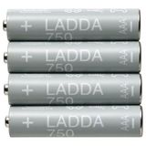 IKEA Ladda Beyaz HR03 AAA 1.2V Şarj Edilebilir Pil