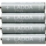 IKEA Ladda Kahverengi HR03 AAA 1.2V Şarj Edilebilir Pil