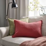 IKEA LAGERPOPPEL kırlent kılıfı pembe-kırmızı - 00561816