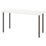 IKEA LAGKAPTEN/ADILS çalışma masası beyaz-koyu gri - 29417159