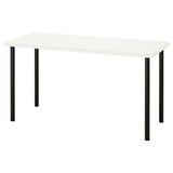 IKEA LAGKAPTEN/ADILS çalışma masası beyaz-siyah - 89417156