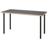 IKEA LAGKAPTEN/ADILS çalışma masası gri-siyah - 79585372