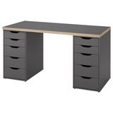 IKEA LAGKAPTEN/ALEX çalışma masası gri - 19585450