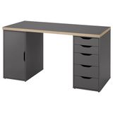 IKEA LAGKAPTEN/ALEX çalışma masası gri - 89585395