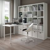IKEA LAGKAPTEN/KALLAX kitaplıklı çalışma masası beyaz - 69481681