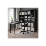 IKEA Lagkapten/kallax Siyah Çalışma Masası-kitaplık