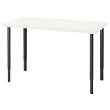IKEA LAGKAPTEN/OLOV çalışma masası beyaz-siyah - 19416773