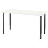 IKEA LAGKAPTEN/OLOV çalışma masası beyaz-siyah - 39417168