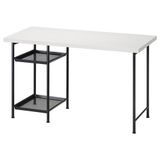 IKEA LAGKAPTEN/SPAND çalışma masası beyaz-siyah - 99563637