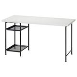 IKEA LAGKAPTEN/SPAND çalışma masası beyaz-siyah - 99563784