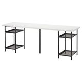 IKEA LAGKAPTEN/SPAND çalışma masası beyaz-siyah - 99568362