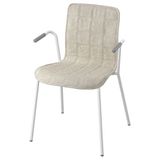 IKEA LAKTARE çalışma sandalyesi, bej-beyaz