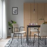 IKEA LAKTARE çalışma sandalyesi bej-siyah - 29503208