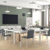 IKEA LAKTARE çalışma sandalyesi gunnared orta gri-beyaz - 49503250