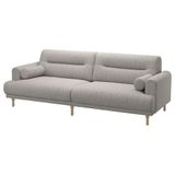 IKEA Langaryd Lejde Açık Gri 3'lü Kanepe