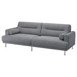 IKEA Langaryd Lejde Gri-Siyah 3'lü Kanepe