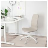 IKEA LANGFJALL çalışma sandalyesi gunnared bej-beyaz - 09252480