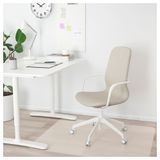 IKEA LANGFJALL çalışma sandalyesi gunnared bej-beyaz - 09252791