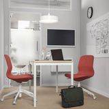 IKEA LANGFJALL çalışma sandalyesi gunnared kırmızı-beyaz - 79506073