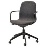 IKEA LANGFJALL çalışma sandalyesi gunnared koyu gri-siyah - 59177902