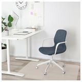 IKEA LANGFJALL çalışma sandalyesi gunnared mavi-beyaz - 69252769