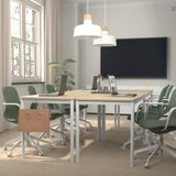 IKEA LANGFJALL çalışma sandalyesi gunnared yeşil-beyaz - 99506816
