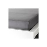 IKEA lastikli çarşaf, gri, 160x200 cm