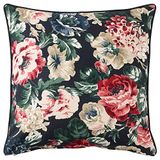 IKEA LEIKNY Yastık Kılıfı, 50x50 cm, Siyah/Çok Renkli