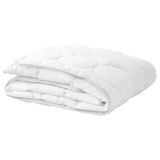 IKEA Lenast Beyaz-Gri 110x125 cm Bebek Yorganı