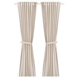 IKEA LENDA fon perde/2 kanat kırık beyaz - 40633246