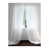 IKEA LILL perde çifti beyaz (280 cm x 300 cm)